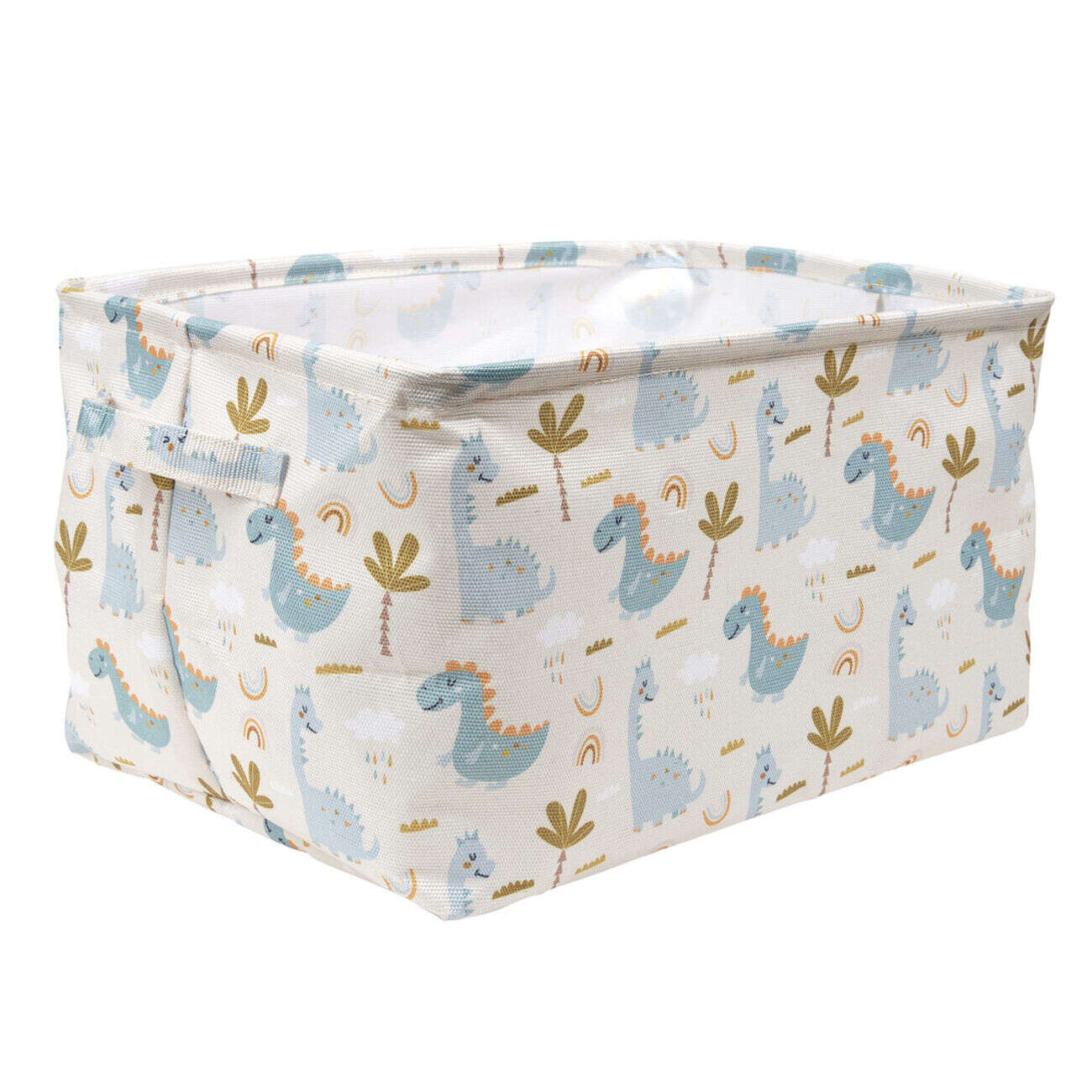Panière de rangement tissé motif enfant 40x28xH22cm (2 modèles)