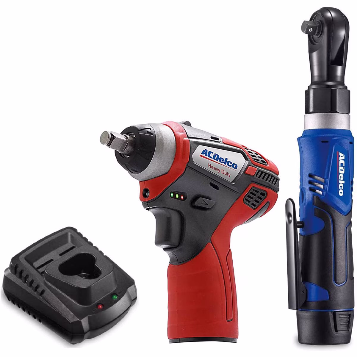 ACDelco ACDelco G12 Series 12V Li-ion Cordless 3/8? Ratchet Wrench & Impact Wrench Combo Tool Kit