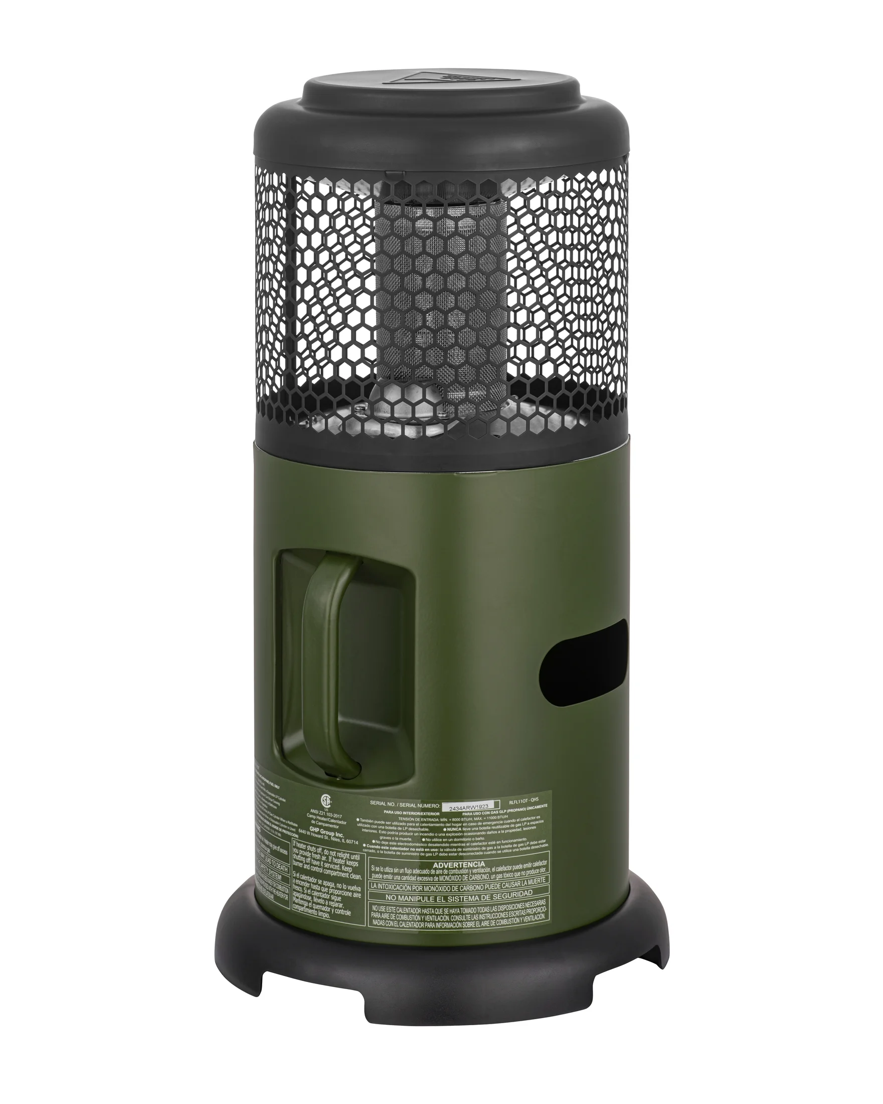 360�� Propane Portable Indoor/Outdoor Heater, Green - Image 8