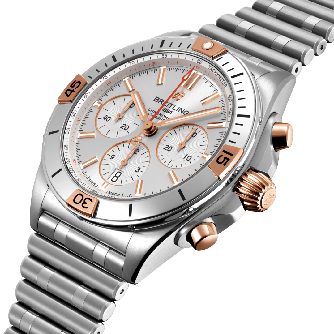 [Super Clone]Breitling Watch Chronomat B01 42 Silver Bracelet