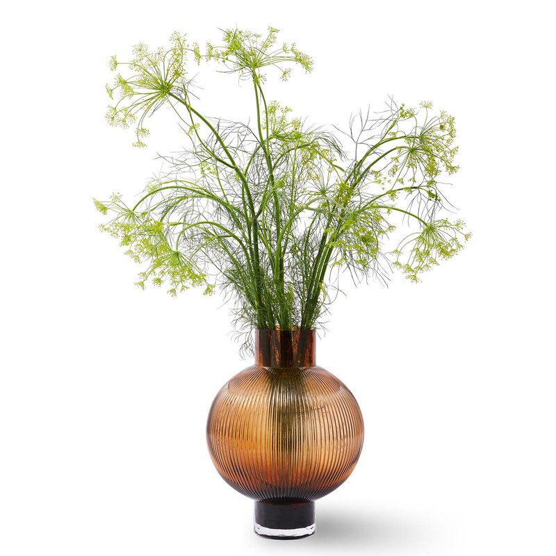 Hot Air Balloon vase 30 cm mørk brun