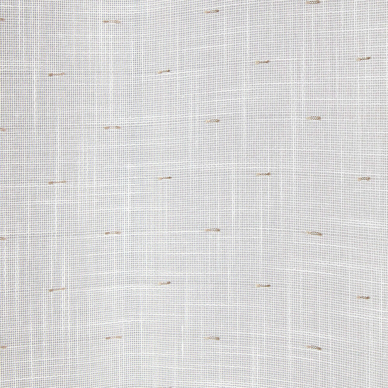 Voilage à oeillets blanc petits motifs arrondis marron taupe