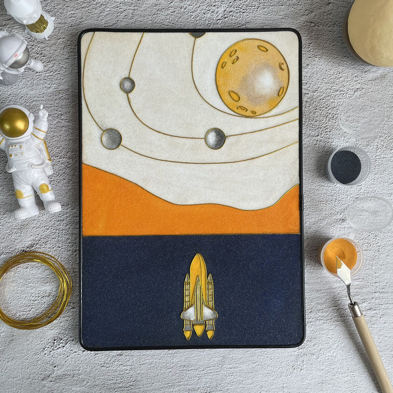 Astronaut,Beginner Cloisonné Enamel DIY Kit, with Tutorial& All Tools
