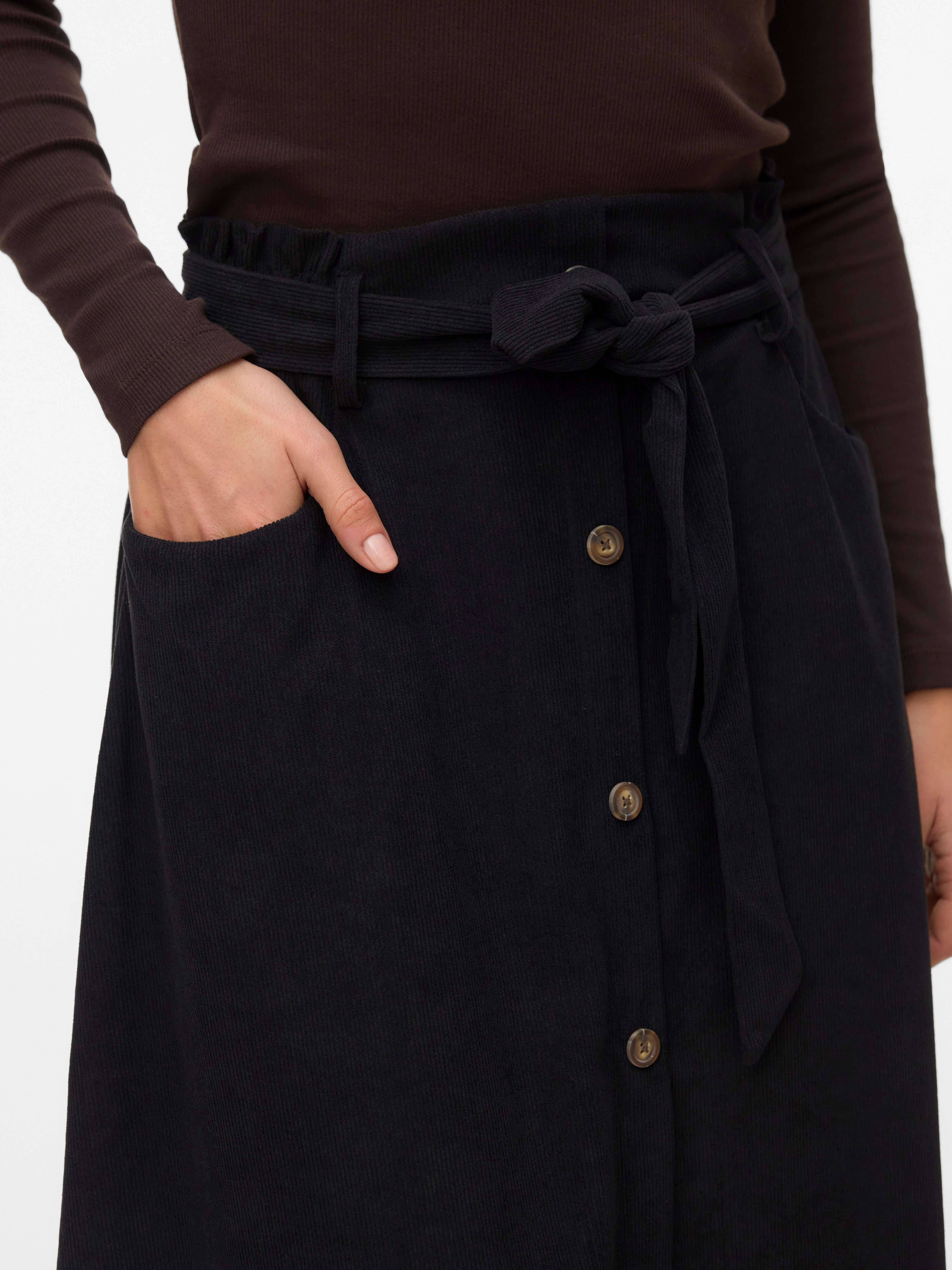VERO MODA® VMVILJA Corduroy High waist Midi skirt