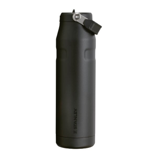 IceFlow Flip Straw 2.0 Bottle termoflaske 1L svart