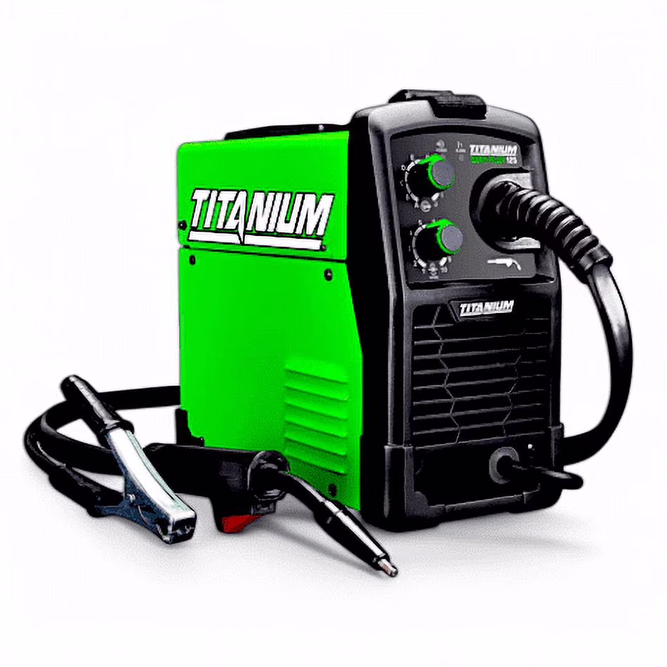 TITANIUM Easy - Flux 125 Amp Welder - Lightweight, Portable, and High - Performance Flux - Core Welder