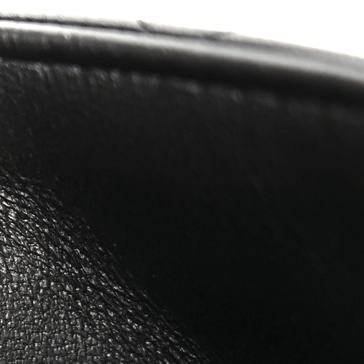 Lambskin Quilted Mini Square Flap Black