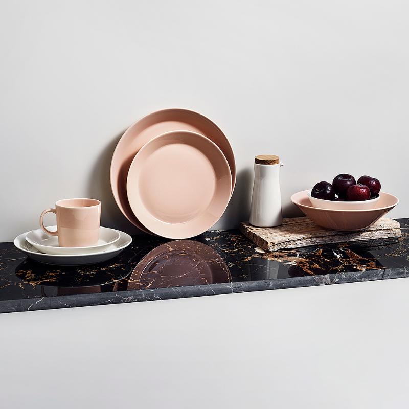 Teema tallerken 23 cm hvit