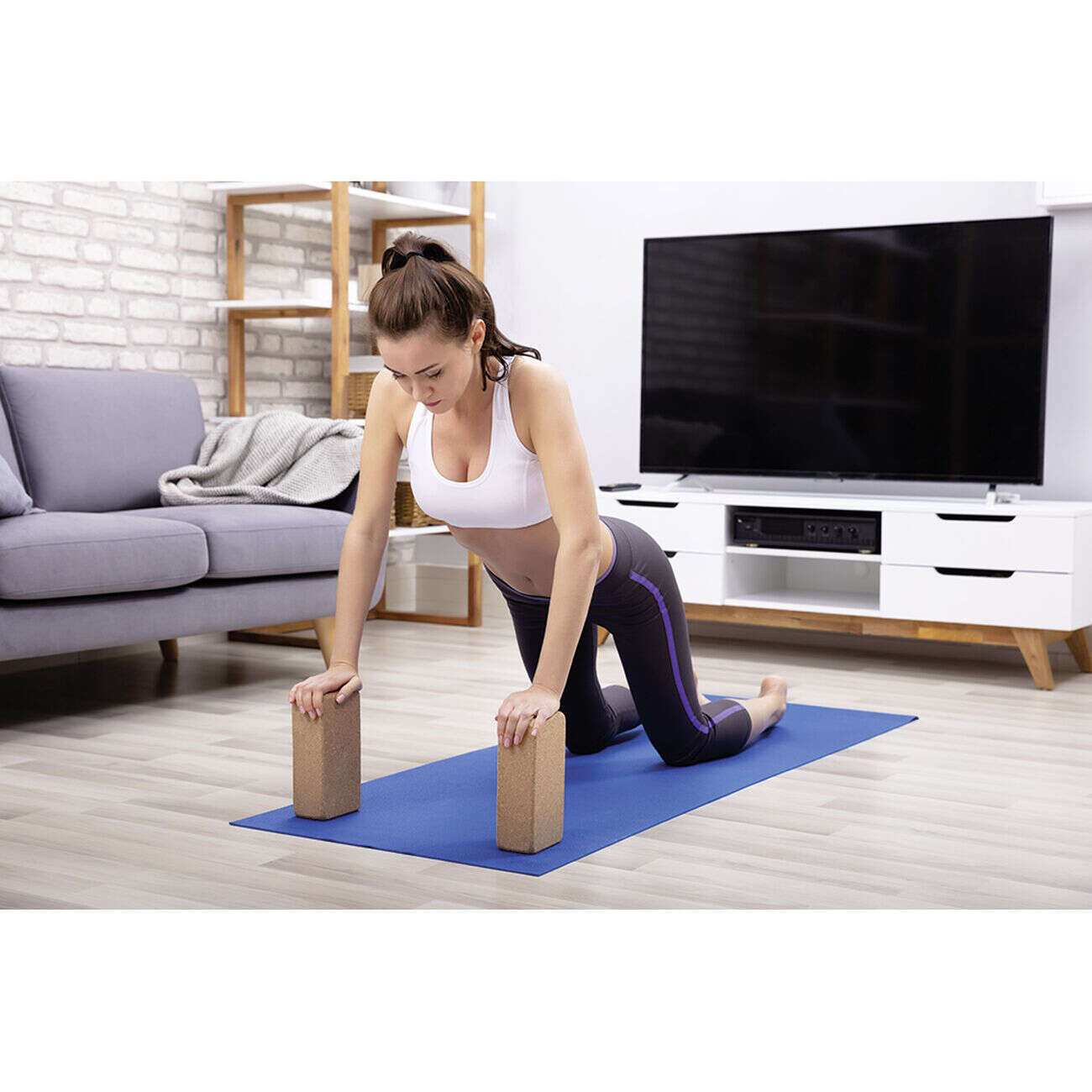 Bloc de yoga en liège 22,3x12xH7,4cm