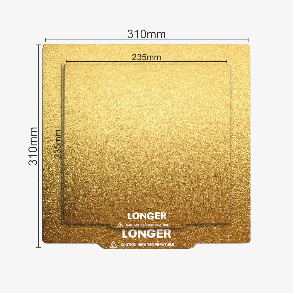 Feuille PEI pour plateau chauffant d'imprimante 3D
