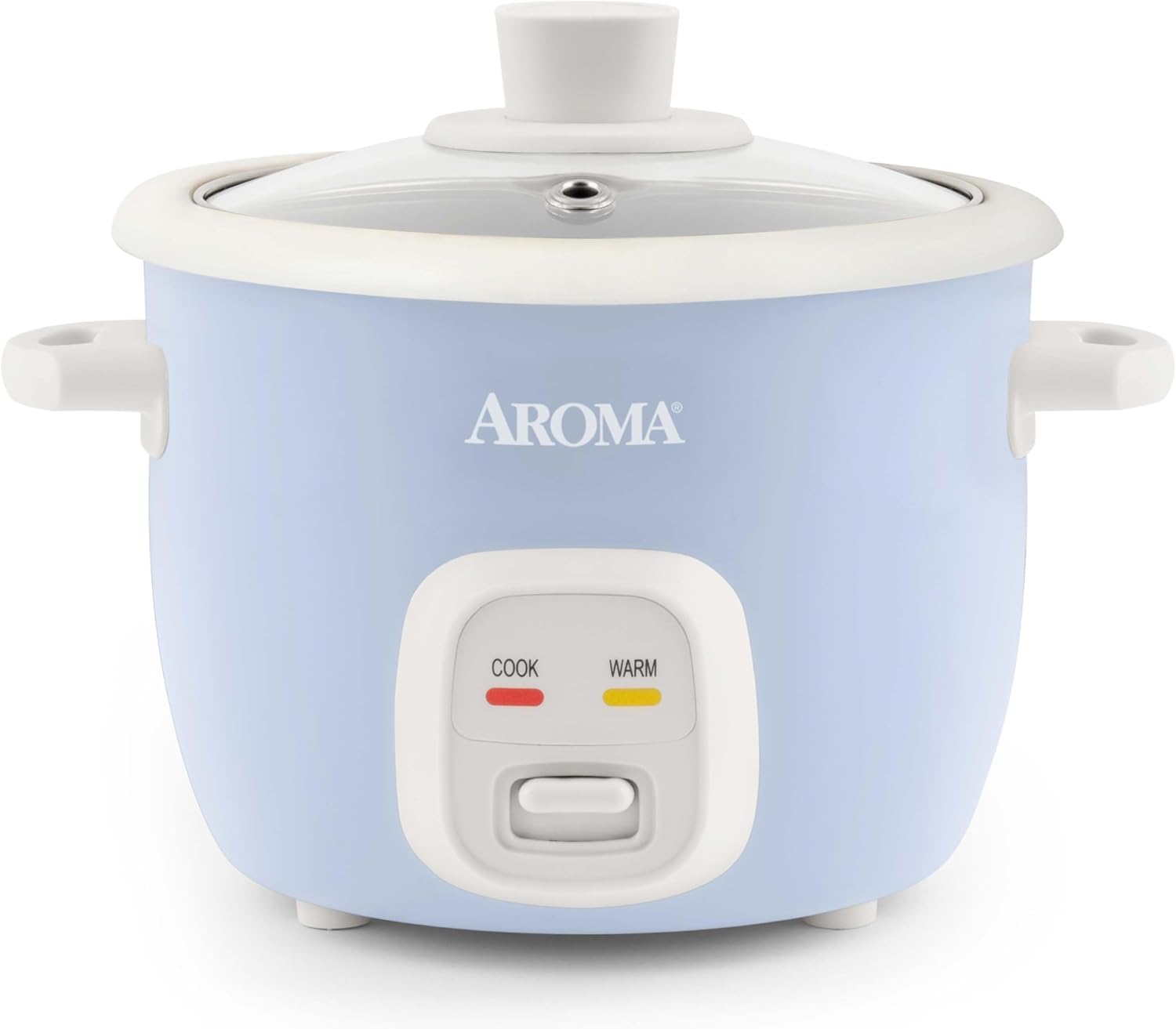 AROMA® Mini Rice Cooker, 2-Cup (Uncooked) / 4-Cup (Cooked), Grain Cooker, Soup Maker, Oatmeal Cooker, Auto Keep Warm, 1 Qt, Light Green