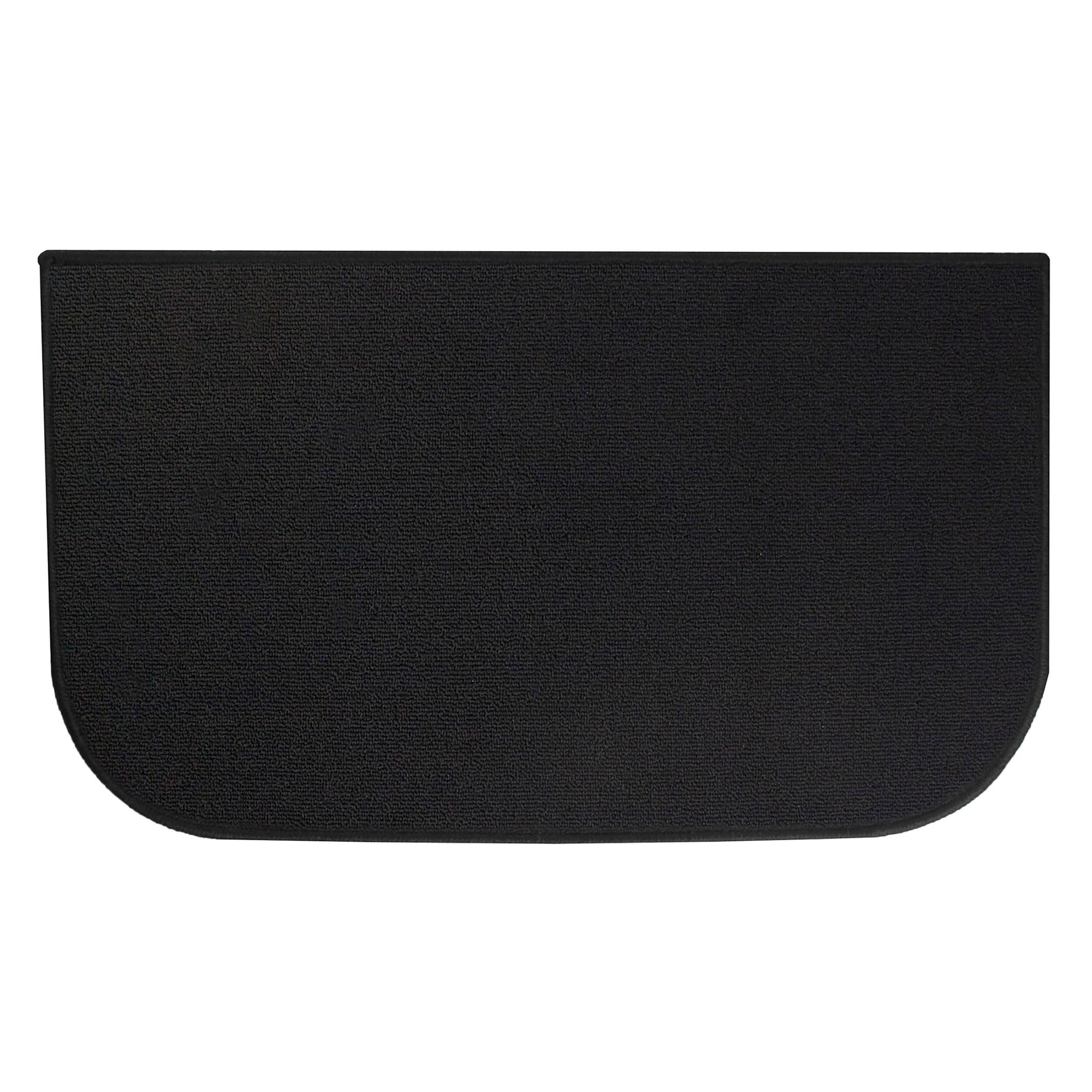 Ritz Accent Rug with Latex Backing, 18-inch by 30-inch, Black