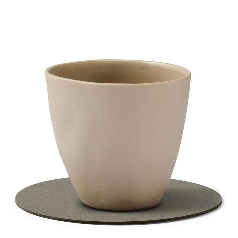 Circle Nupo glassbrikke 10 cm flint grey