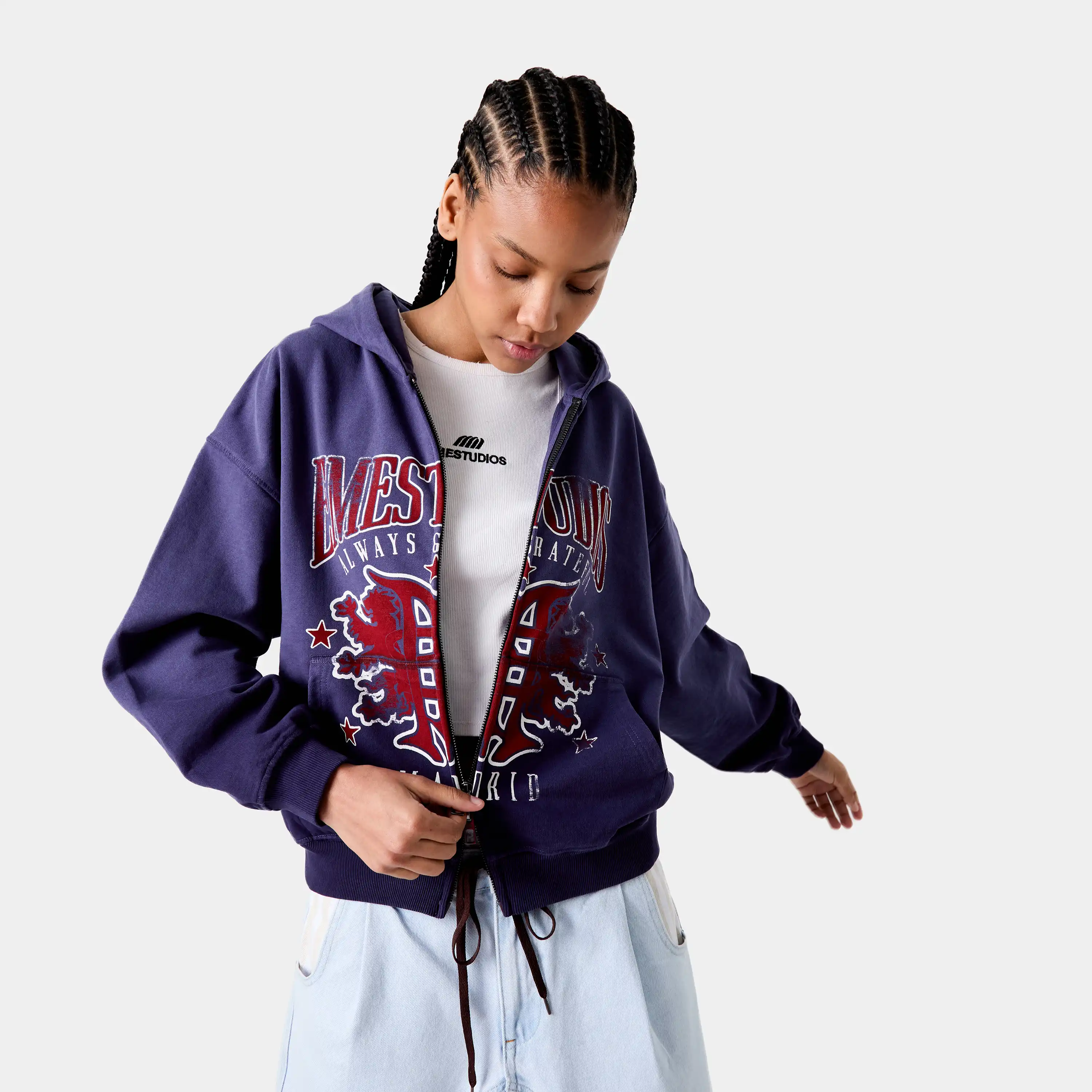 Dusk Blue Ribbon Full Zip