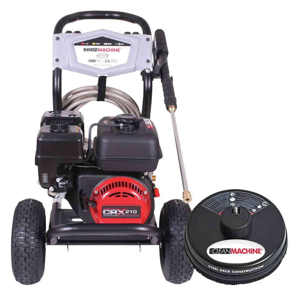 Simpson 61248 Clean Machine 2.5 GPM 3400 PSI CRX Engine Gas Pressure Washer