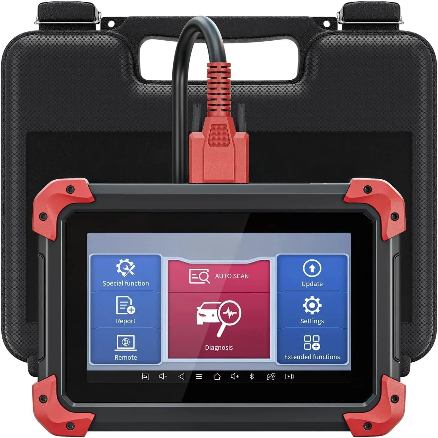Automotive Scanner with Ecu Coding, Active Tests, All System Scan, 36+ Resets, Android 10