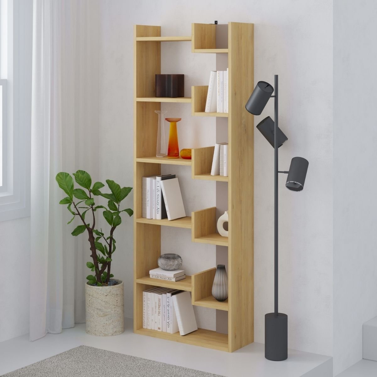 Calicosy - Boekenkast KLAPO - H162,4 cm