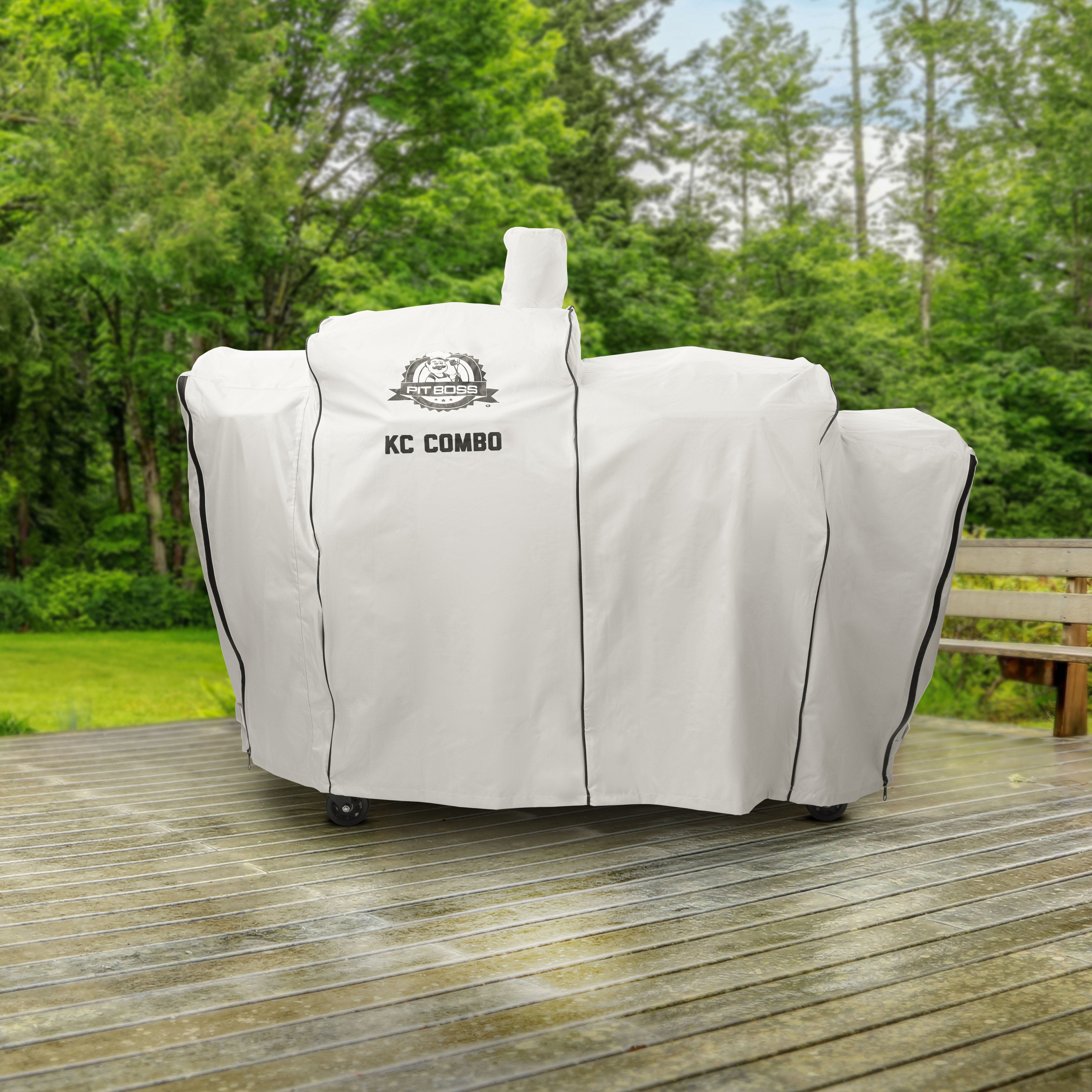 Boss Platinum KC Combo Grill Cover. Fits KC Combo Platinum Grill