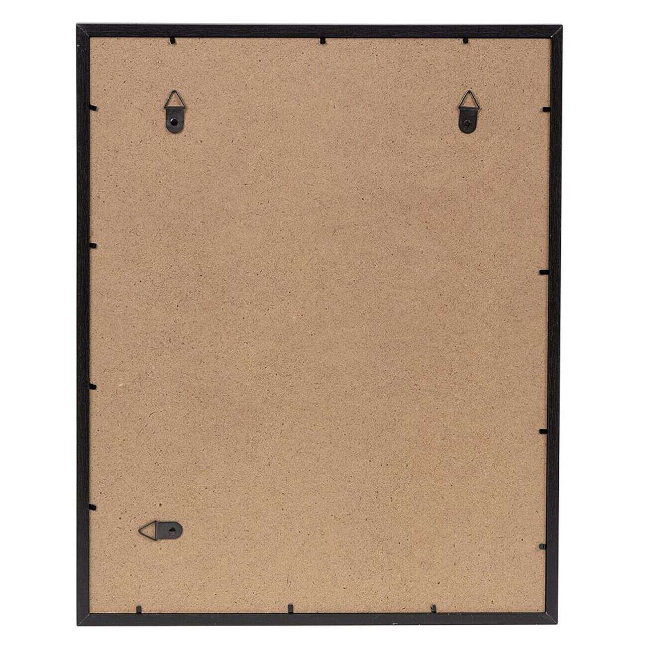 Cadre photo bois noir 39.8x49.5cm pour photo 30x40cm