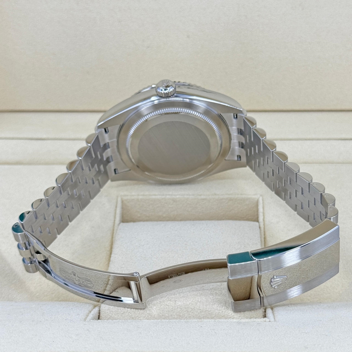 [Super Clone]RLX  Sky-Dweller 42mm Stainless Steel Blue Dial Jubilee - 336934