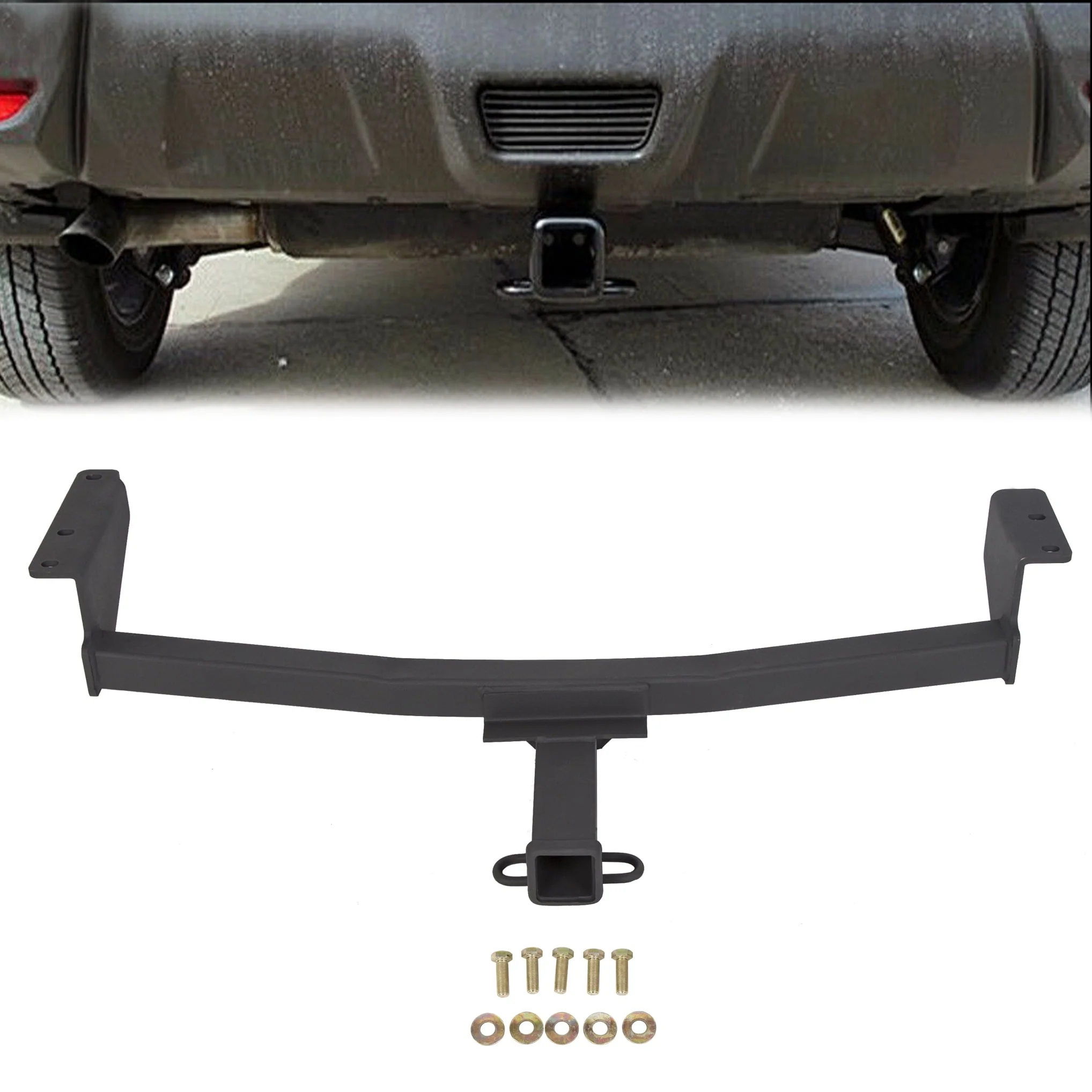 Class 3 Trailer Hitch 2'' Tow Receiver for 2008 - 2020 Nissan Rogue S / SL / SV