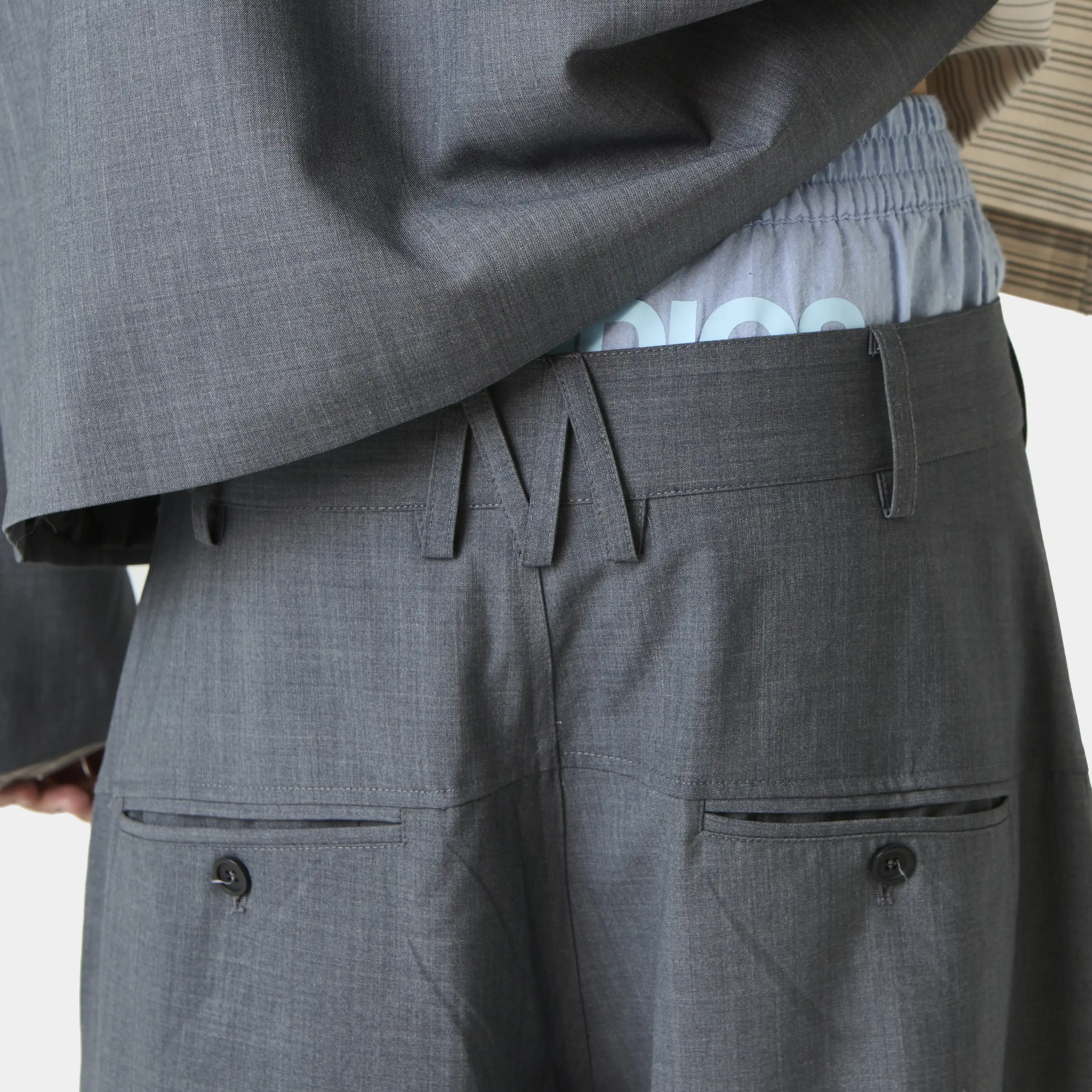 Orbit Slate Tailored Pants