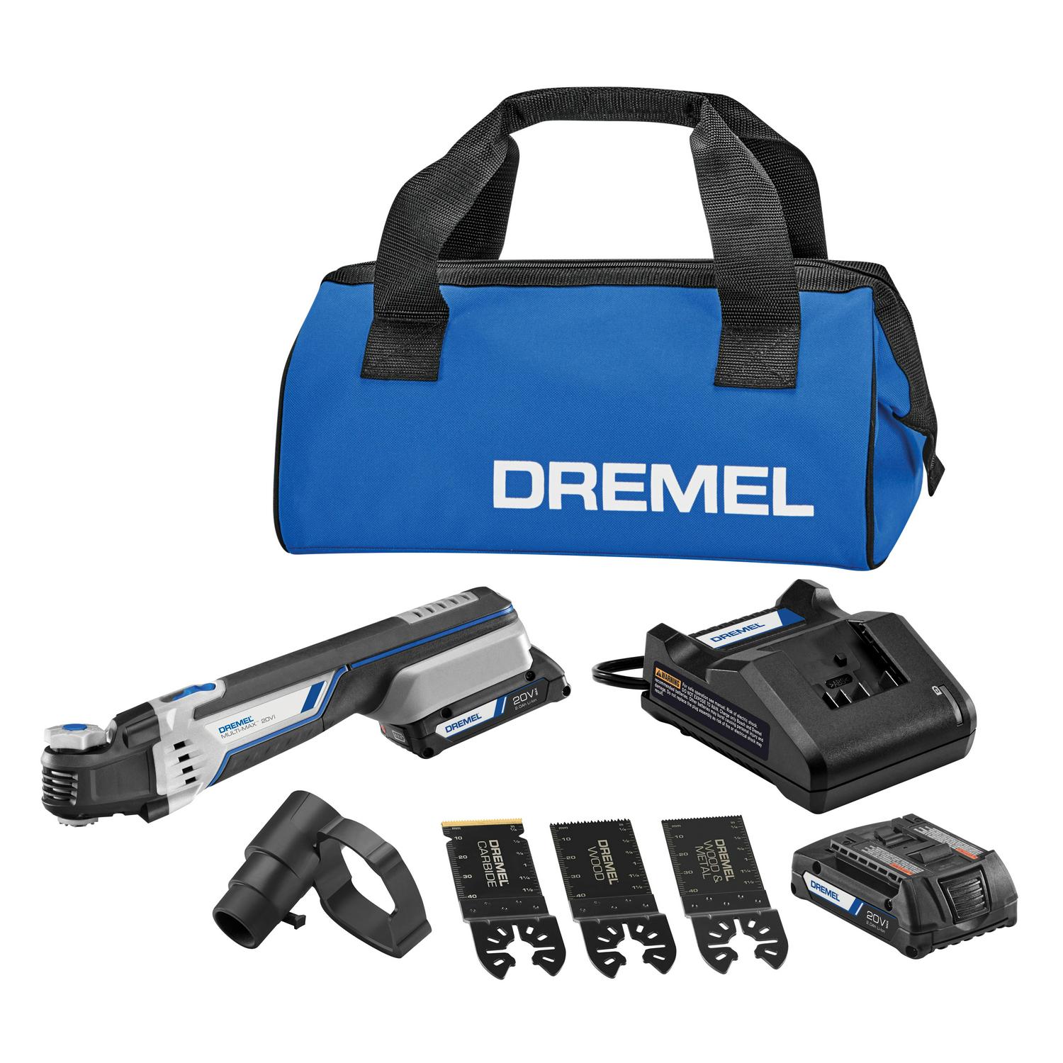 MM20V-02 Multi-Max Quick Lock Cordless Oscillating Multi-Tool Kit (Two Batteries)