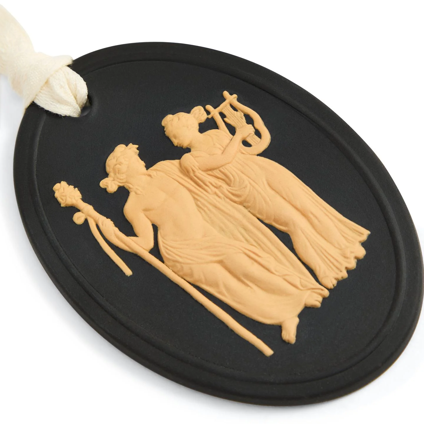 Festive Ardent Jasper Ornament Black & Cane