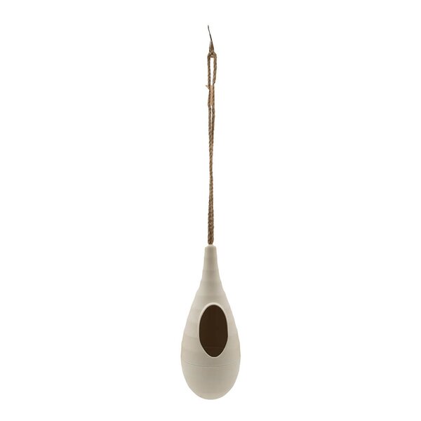 Fuglemater 25 cm off-white