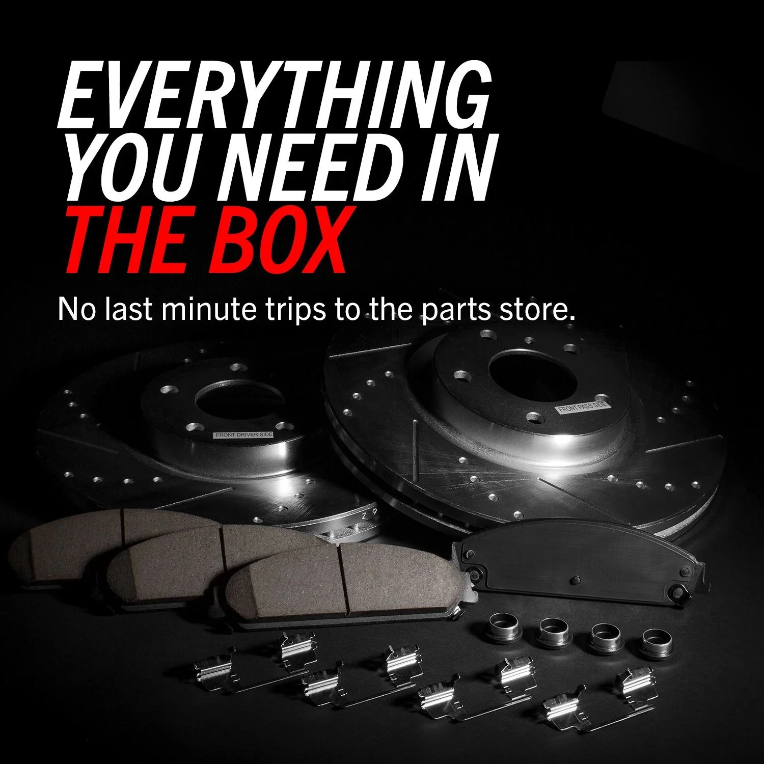 Front and Rear Z23 Evolution Sport Carbon-Fiber Ceramic Brake Pad and Drilled Slotted Rotor Kit Fits: LEXUS Select Models K6513 - Image 9