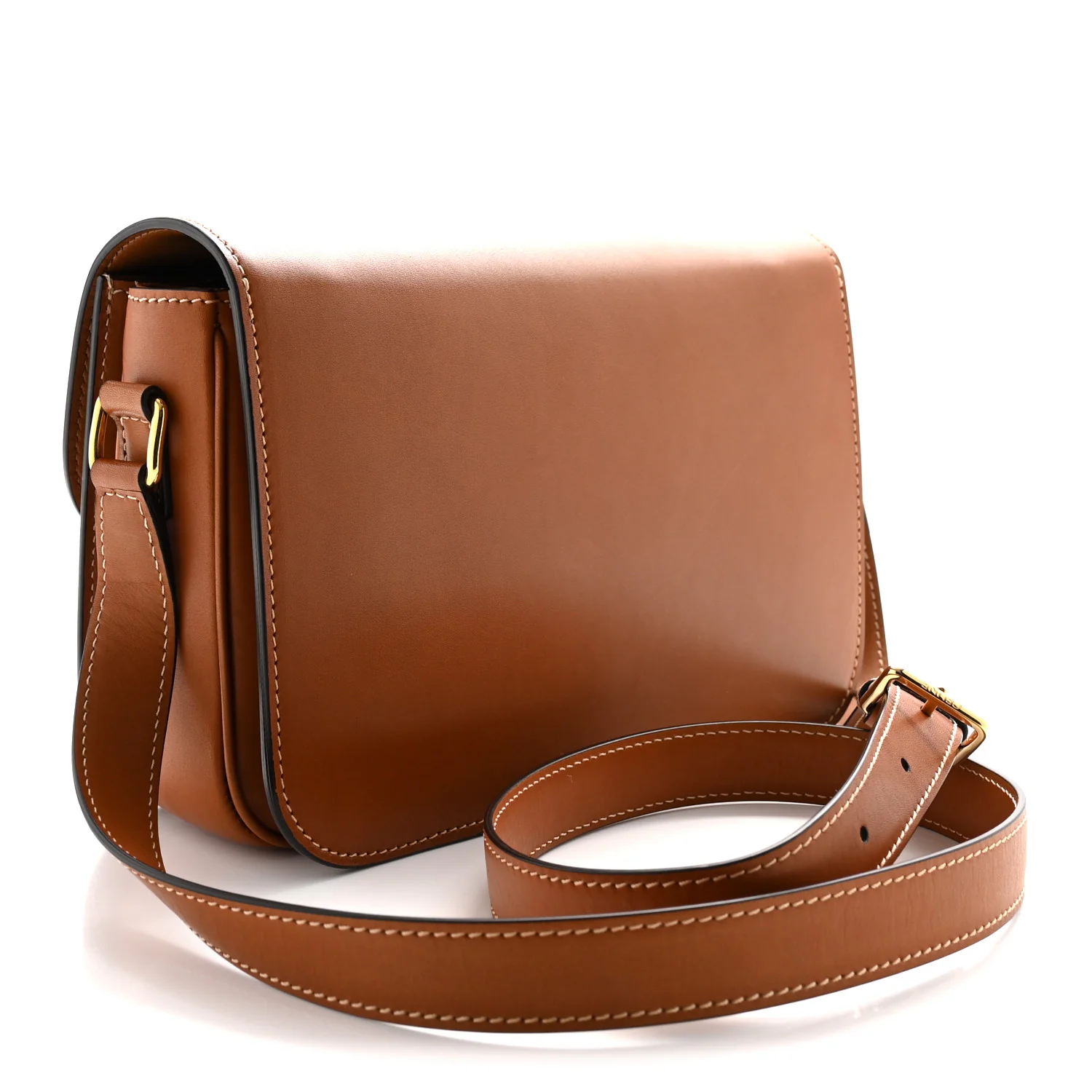 Natural Calfskin Medium Triomphe Tan
