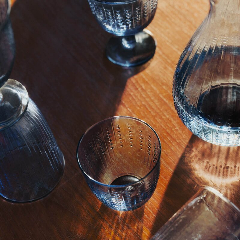 Swedish Grace glass 25 cl 2 stk blå