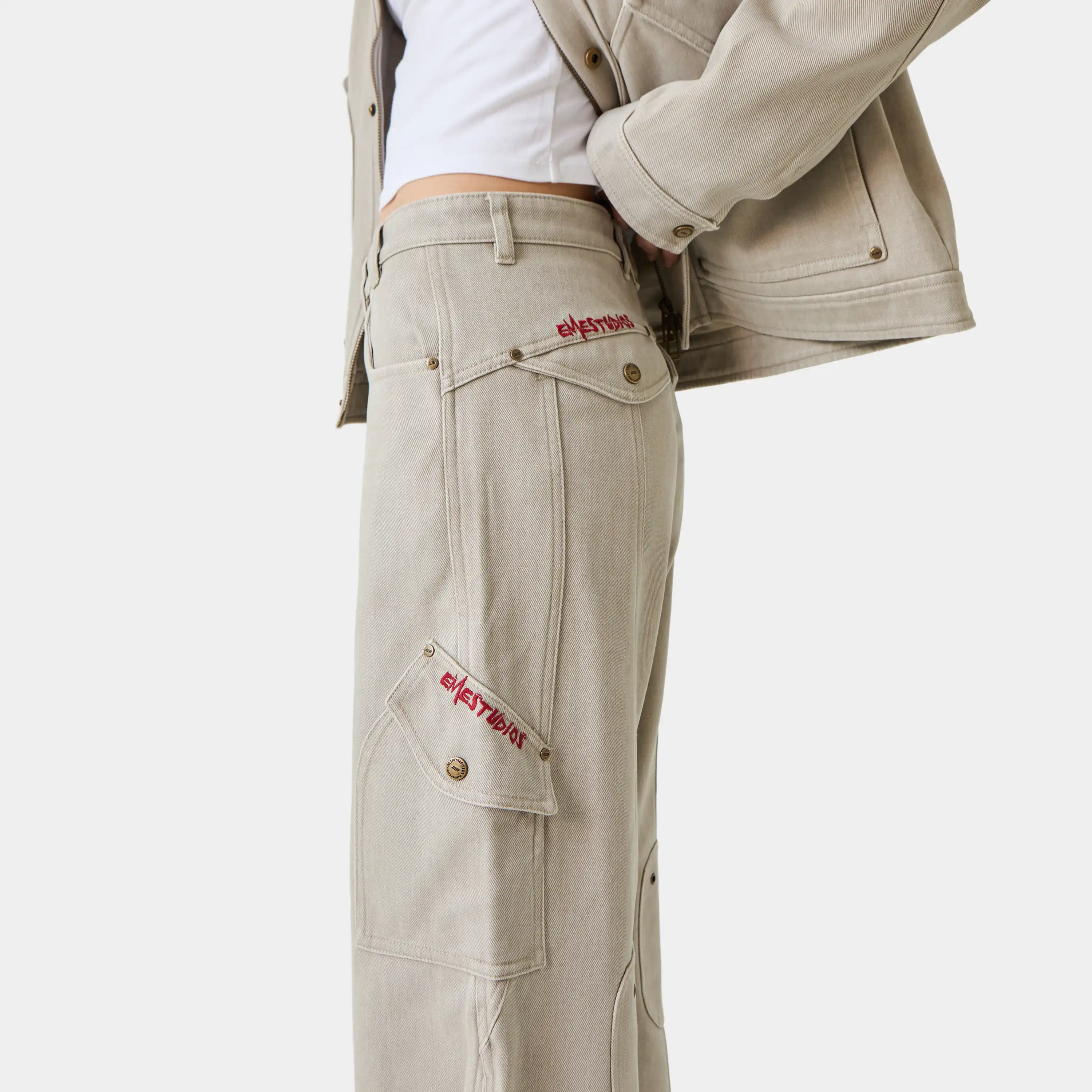 Montato Denim Cargo Pants