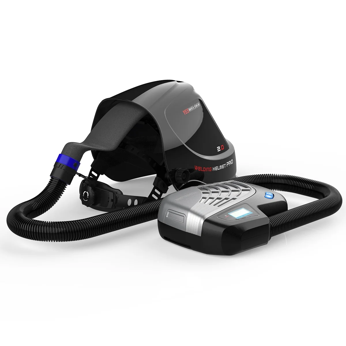 YESWELDER LYG - M800H Powered Air Purifying Welding Helmet with Auto - Darkening Lens