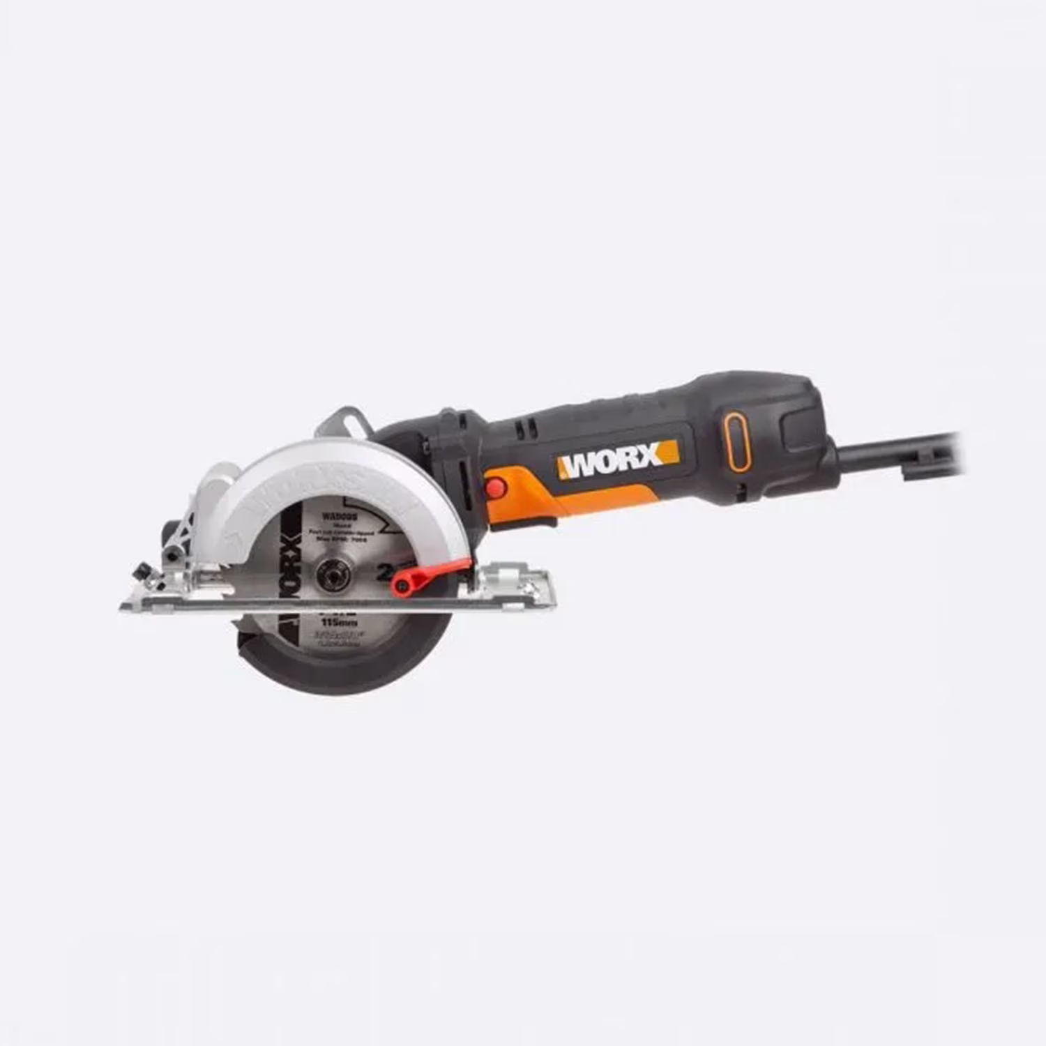 WORX WX439L 4.5 Inch and 4.5 Amp One Hand Compact Circular Saw, Black and Orange