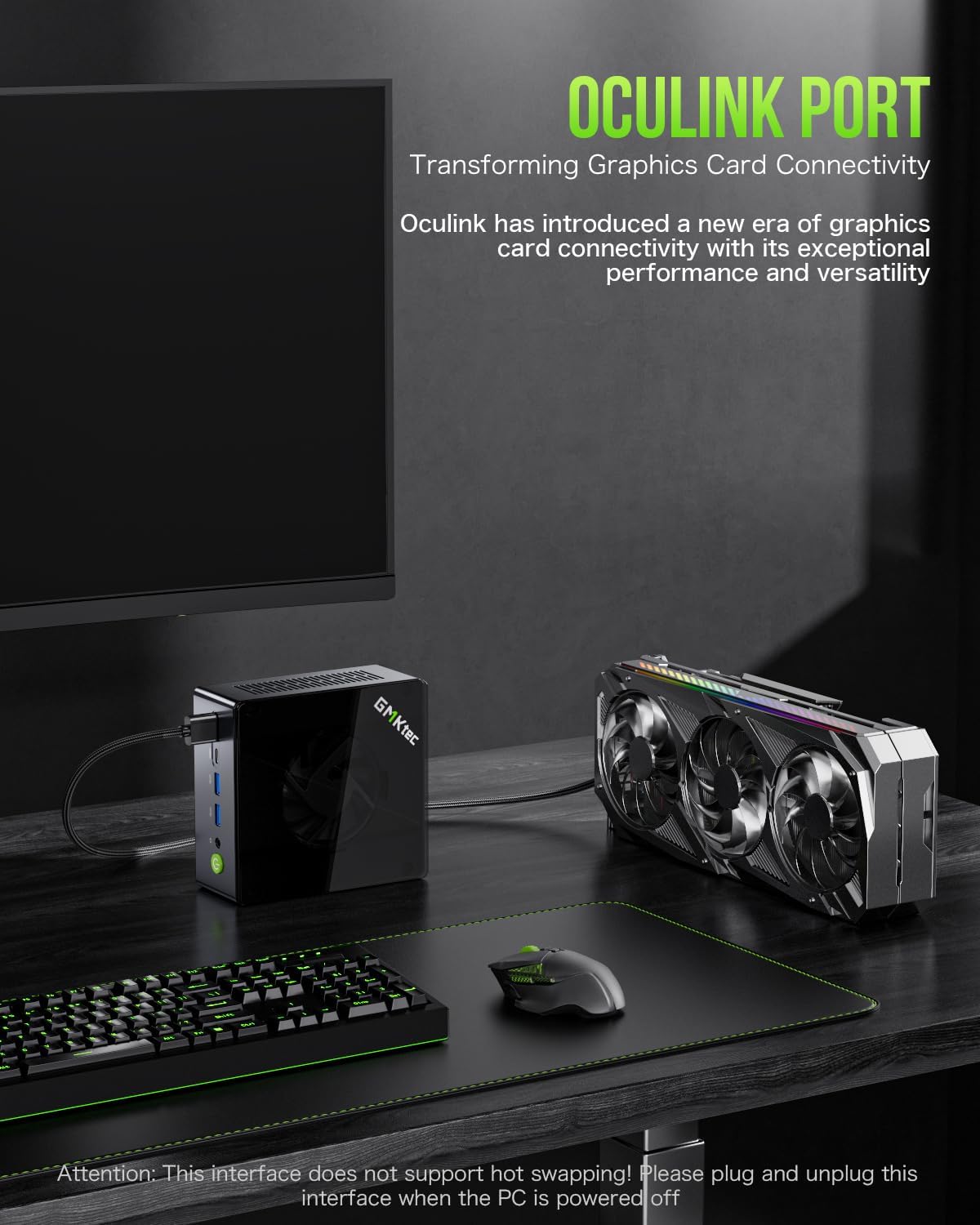 GMKtec Mini PC Gaming  M7 AMD Ryzen 7 PRO 6850H (8C/16T 4.70Ghz) Dual NIC LAN 2.5G Desktop Computer  32GB DDR5 RAM + 512GB Hard Drive PCle SSD  Dual USB4  HDMI 2.1  USB-C