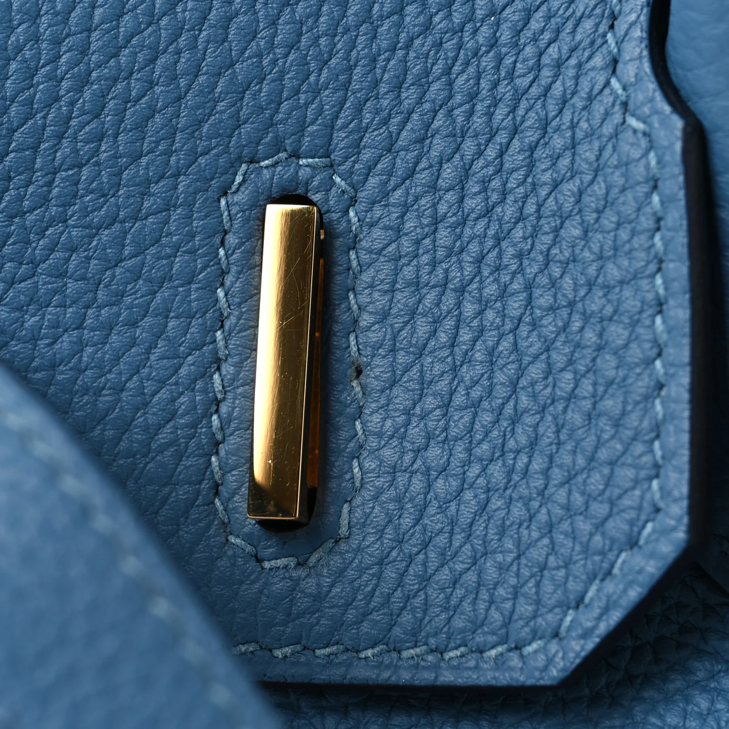 Togo Birkin 30 Bleu Azur