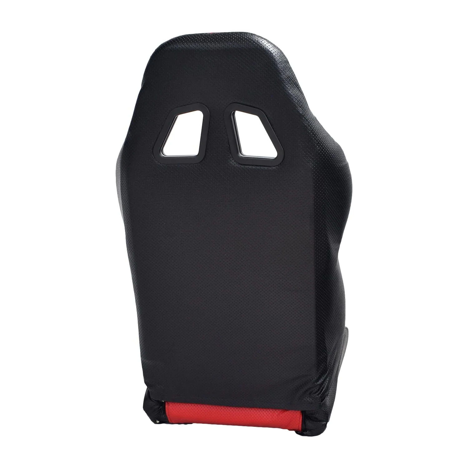 Red Single Seat for Go-Karts Red Padded Racing Seat with Curved Seat Back Vents, Two Tone Red and Black Upholstery, Single Go Kart Seat, Racing Seat, Replacement Seat with Padding - Image 4