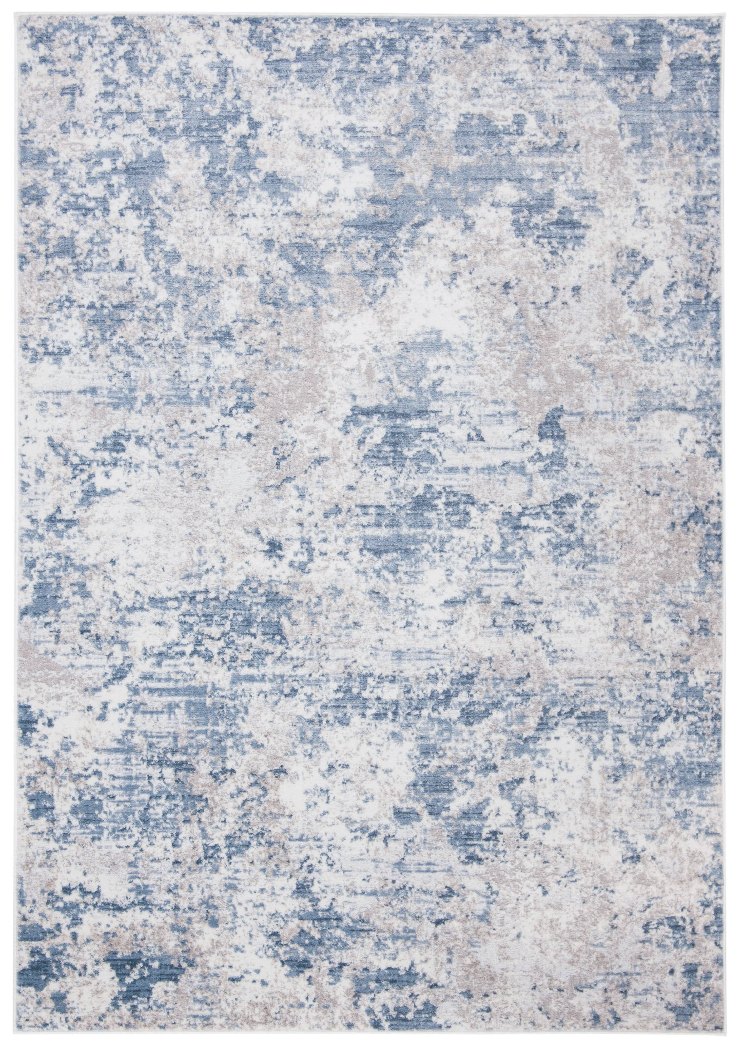 Safavieh Amelia Collection ALA705F Grey / Blue Rug - 6' x 9'