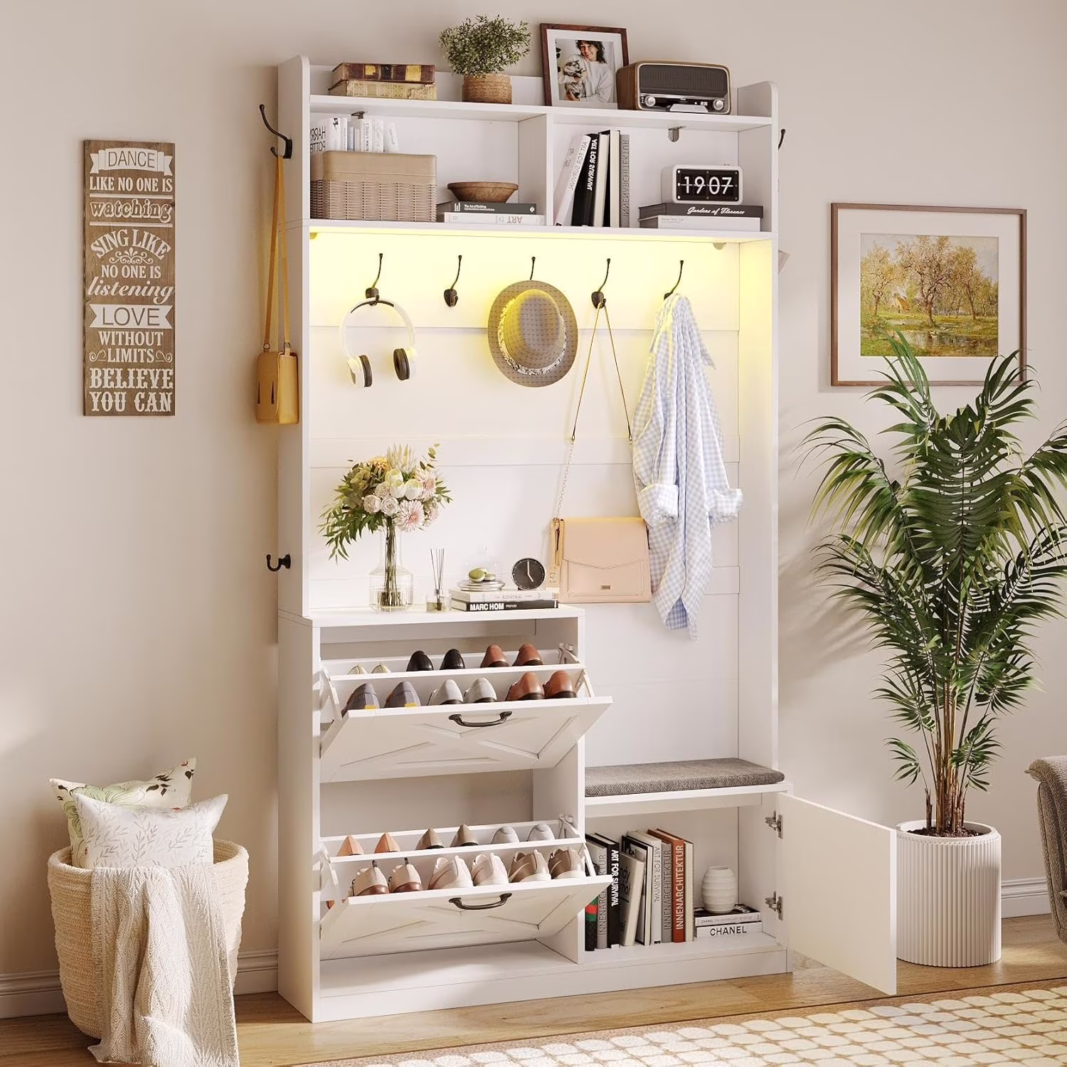 Vabches 5 in 1 Hall Tree, 78
