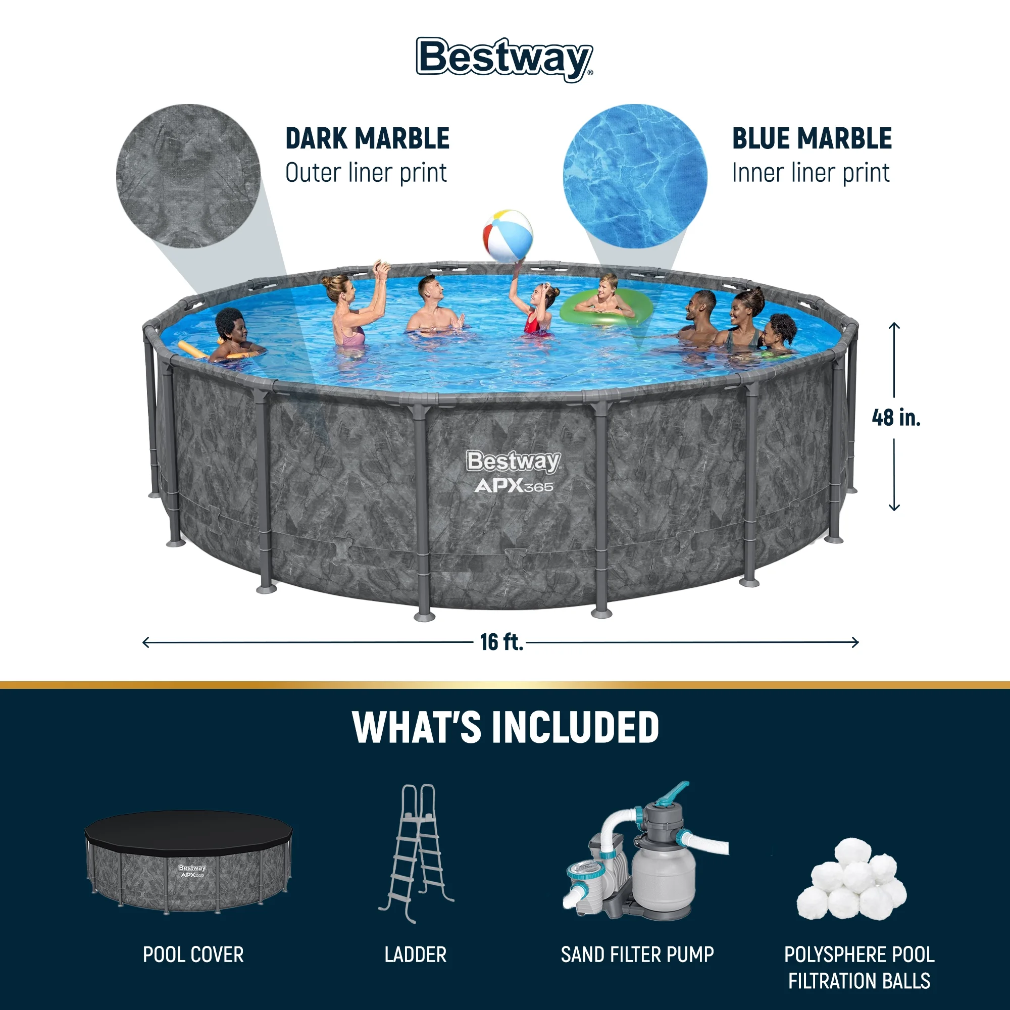 Bestway APX 365 20'X52