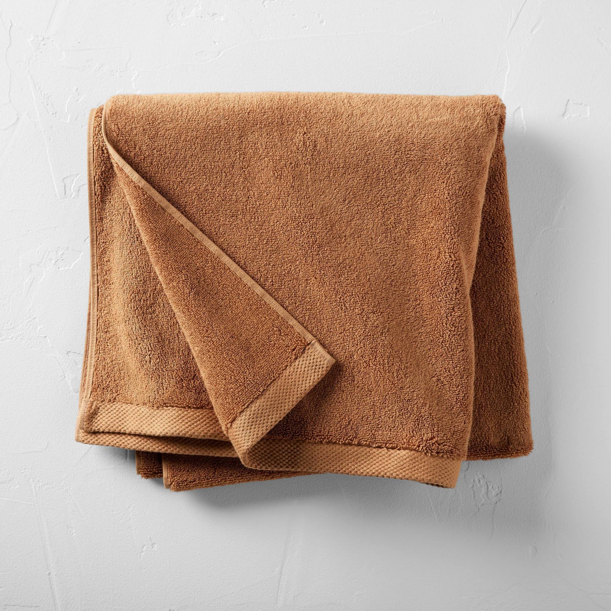 Organic Bath Towel Warm Brown - Casaluna