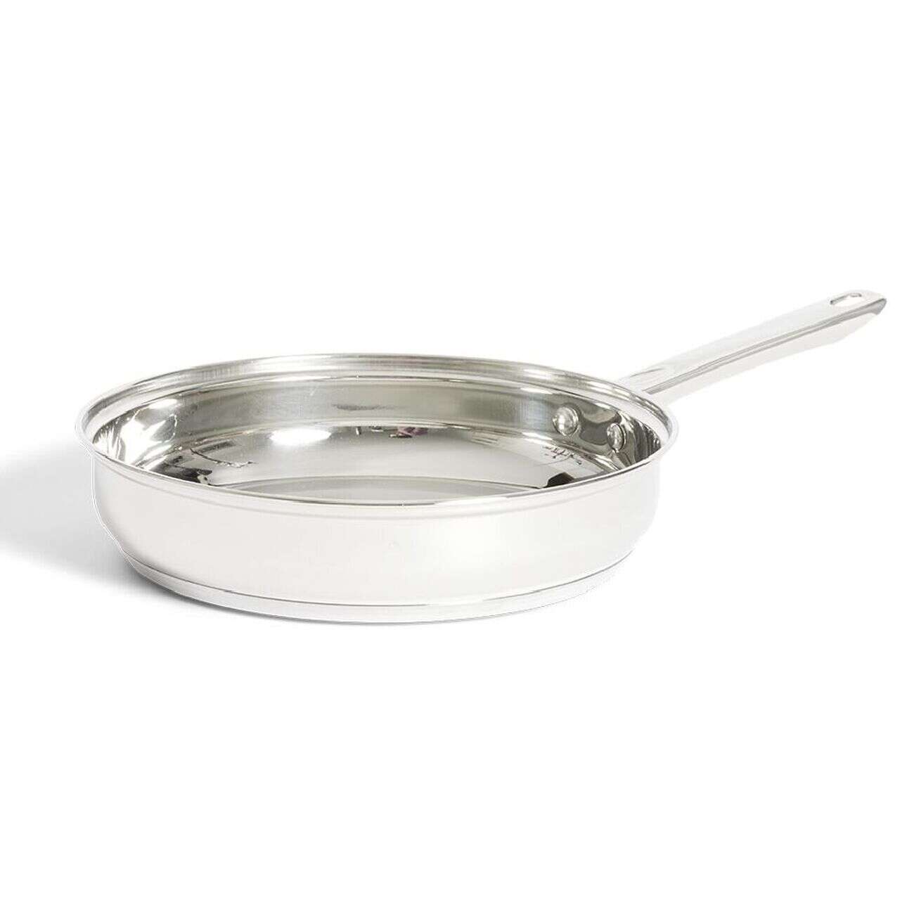 Poêle tous feux dont induction inox gris Ø28cm