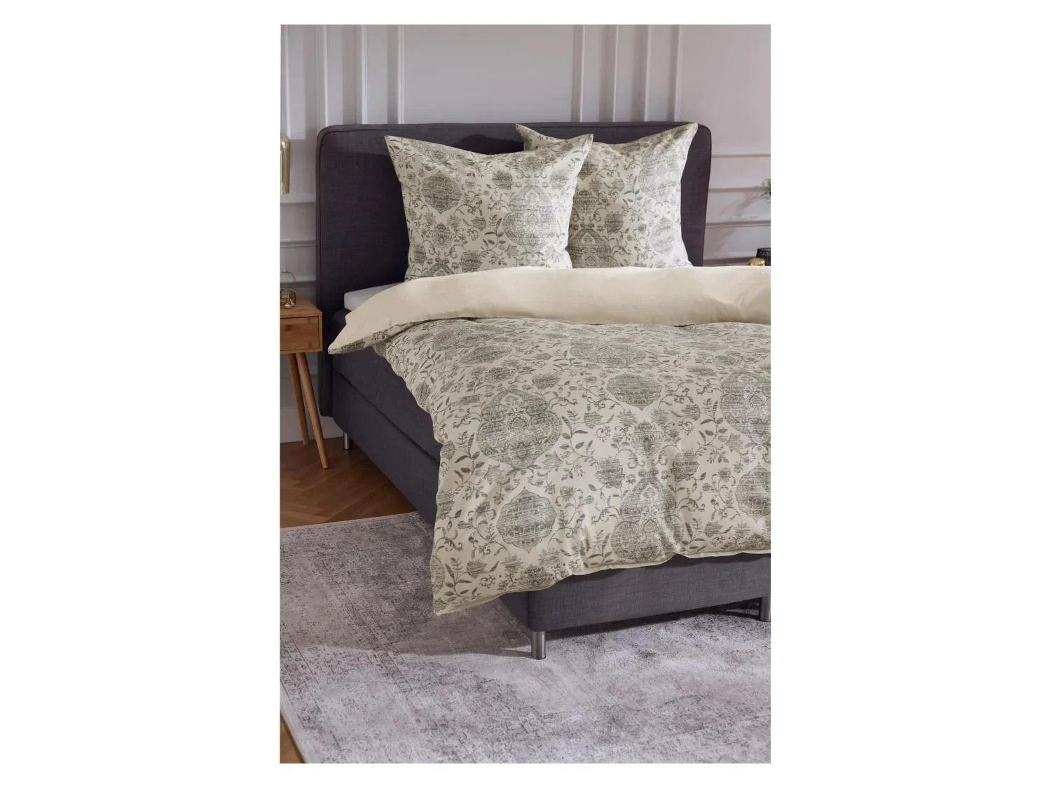 LIVARNO Parure de lit double face en satin, 260 x 240 cm