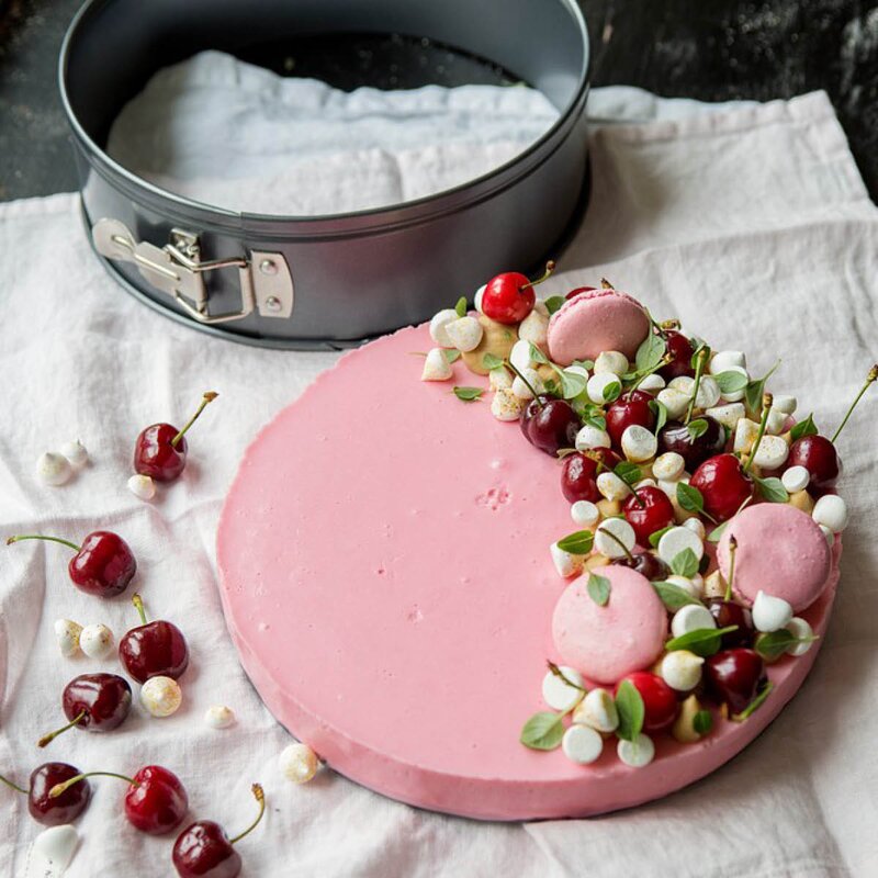 Baking springform 2,2L 24 cm karbonstål