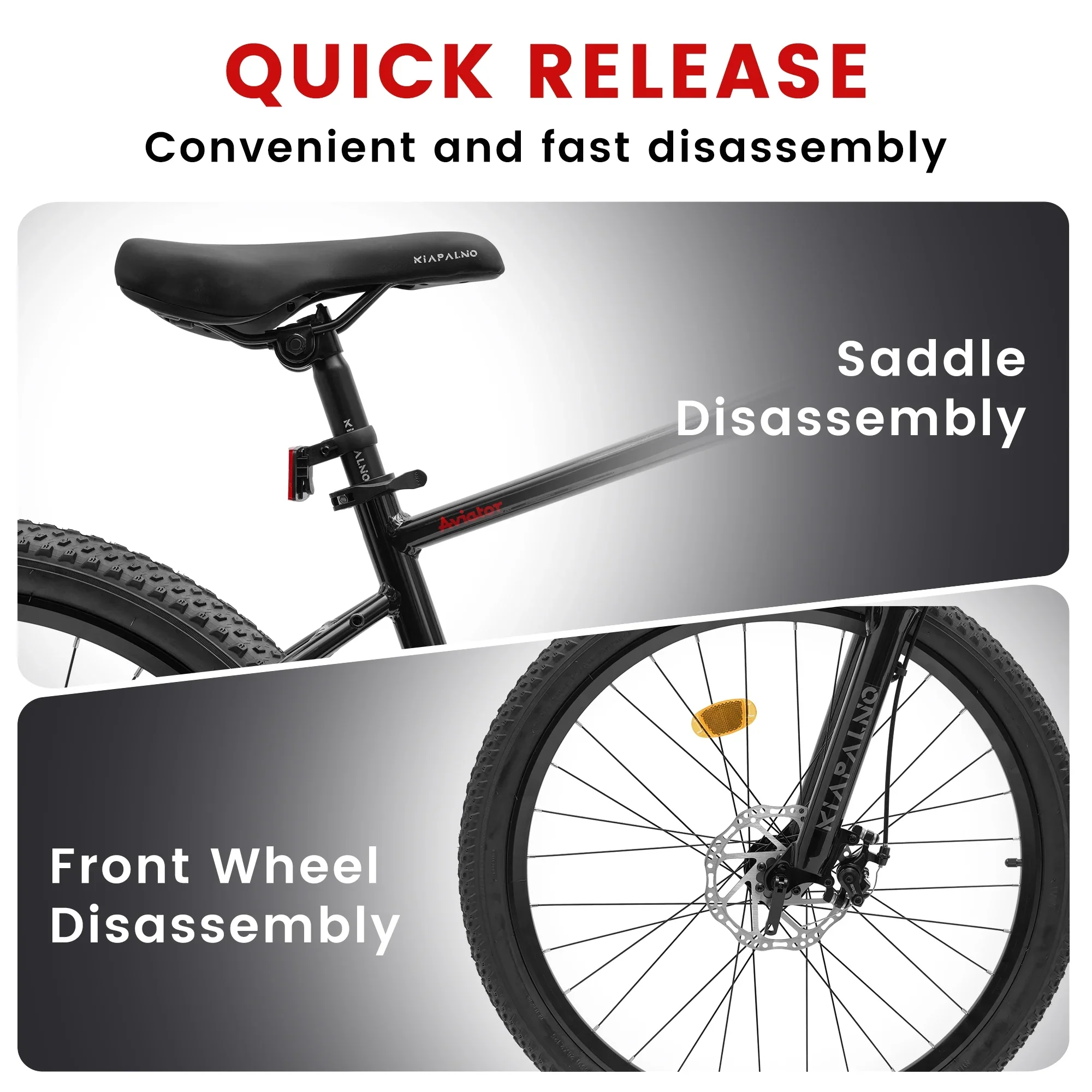 24 Inch Mountain Bike, 21 Speed Mountain Bicycle with Aluminium Alloy Frame, Dual Disc Brakes and Front Suspension, Men Commuting City Bike for Teenagers Adult, Quick Release Front Wheel, Black
