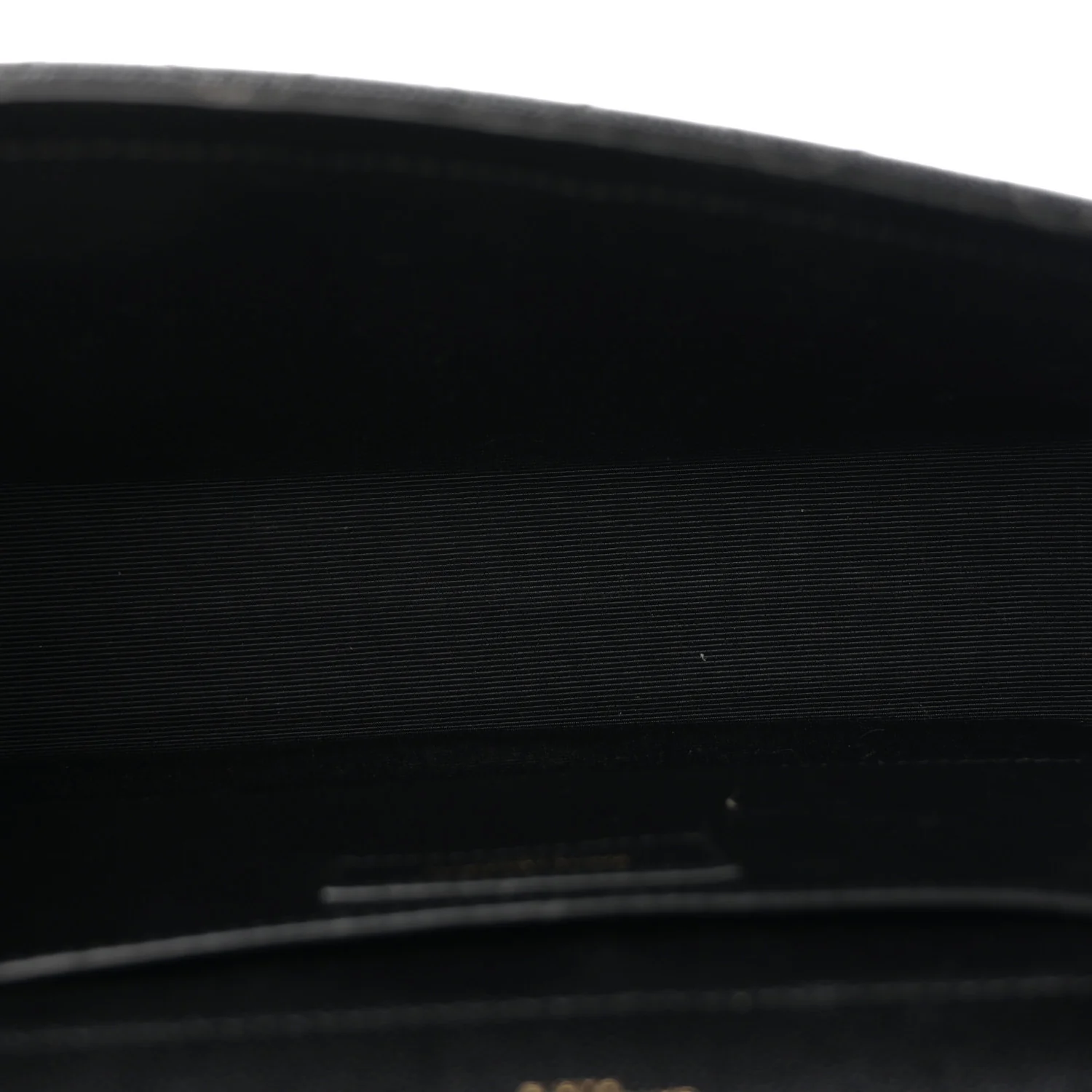Grain De Poudre Textured Mixed Matelasse Triquilt Medium Monogram Satchel Black