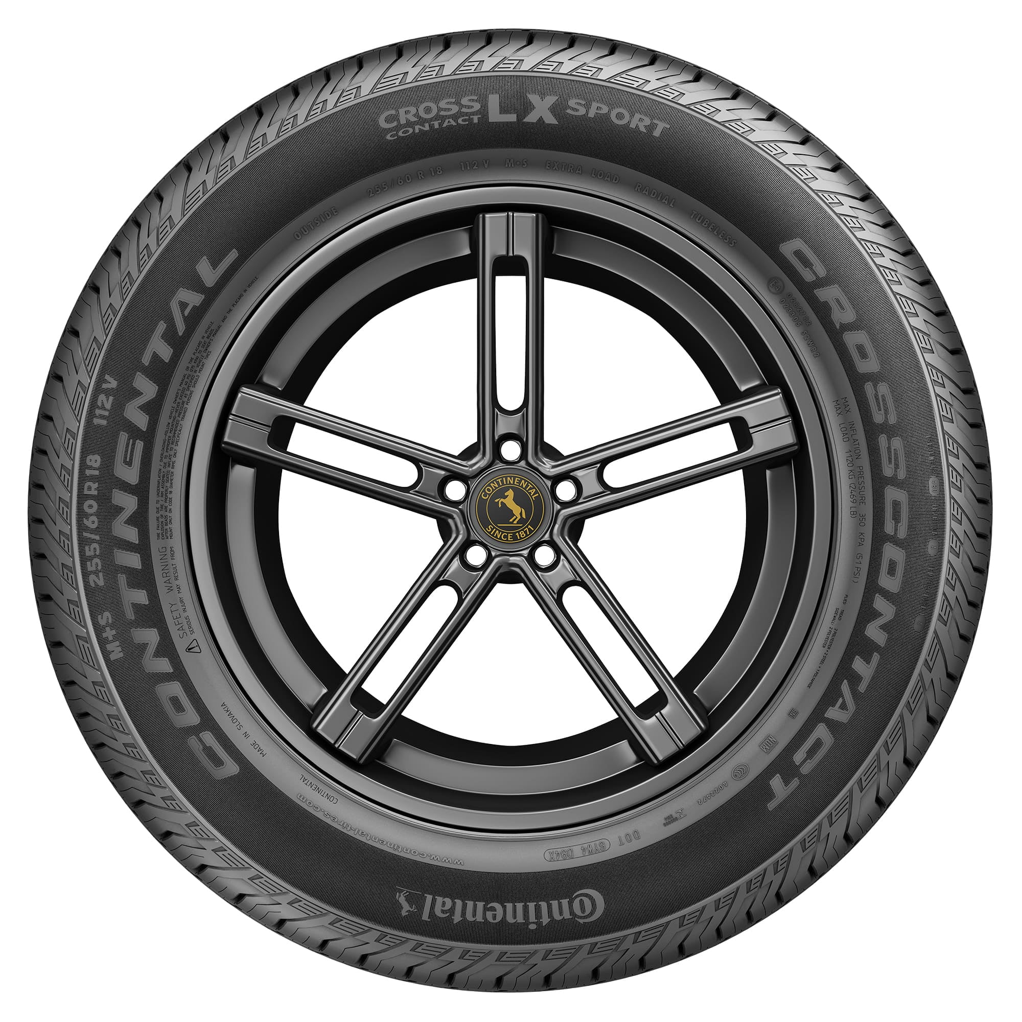 CrossContact LX Sport All Season 255/55R19 111W XL SUV/Crossover Tire - Image 3