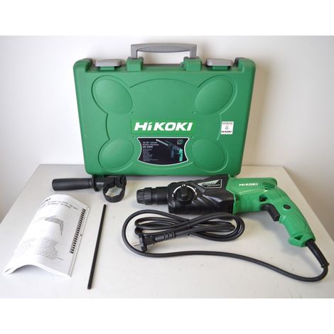 Hikoki – Perforateur burineur SDS-Plus 730W 2,7J – Moteur électro-pneumatique pour béton armé – Emmanchement rapide – Stop de rotation — vue 3