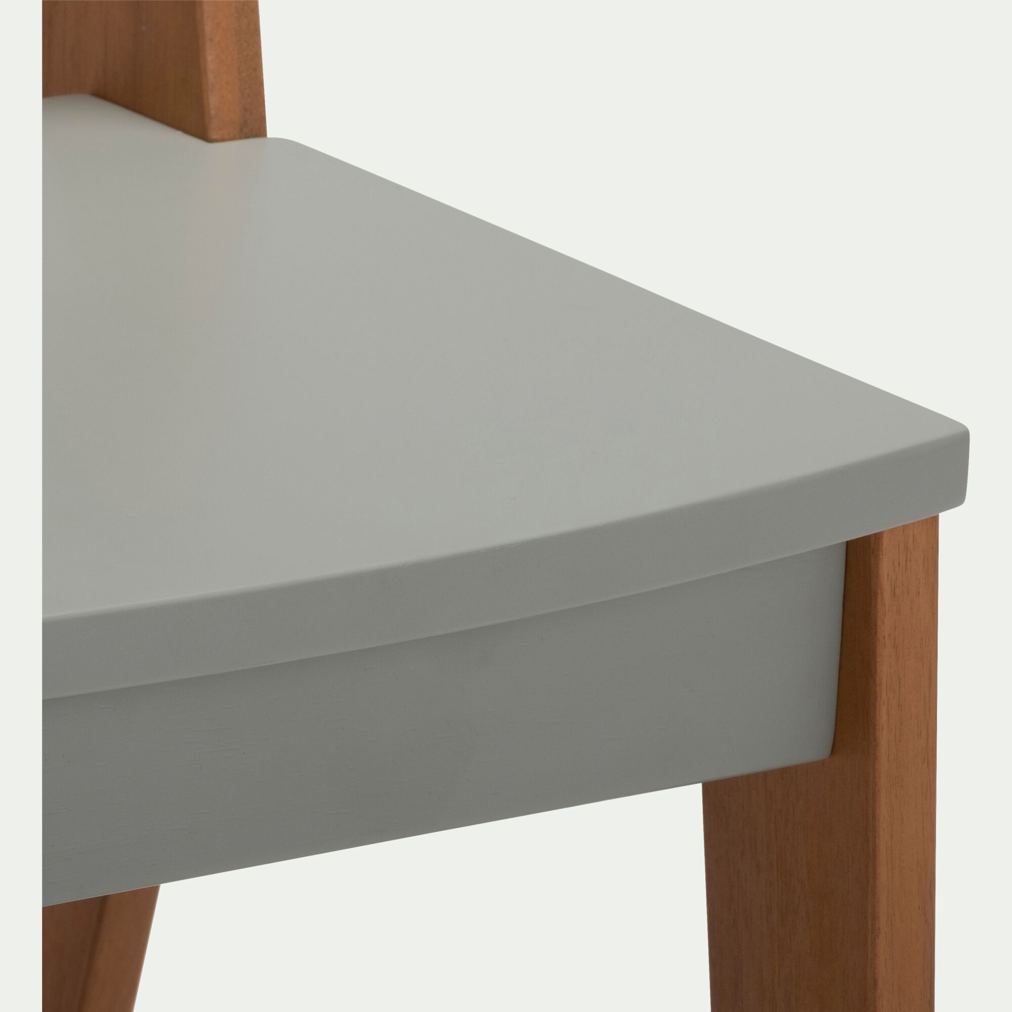 RAPHAEL - Chaise enfant en acacia - vert olivier